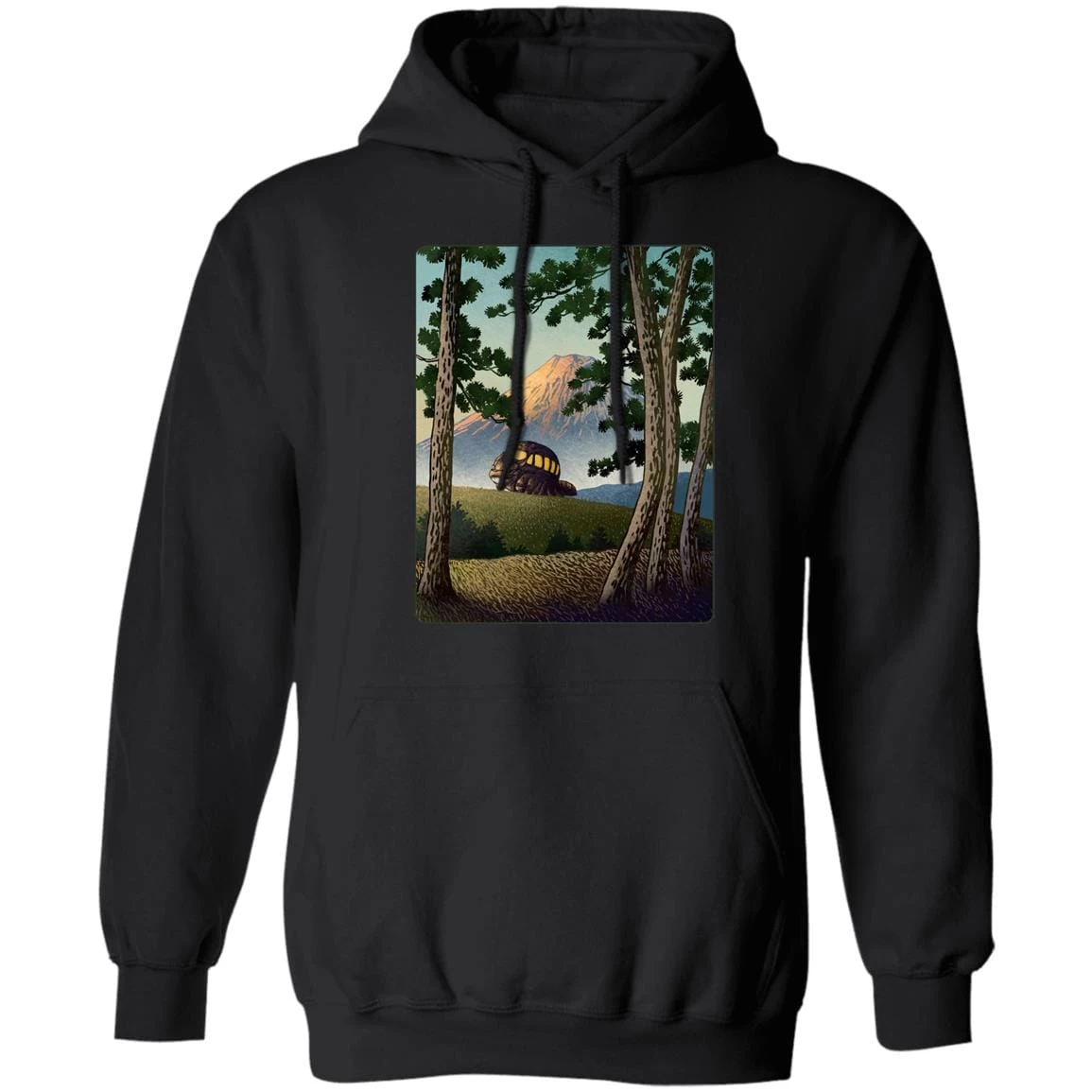 My Neighbor Totoro – Catbus Landscape Hoodie 5 My Neighbor Totoro – Catbus Landscape Hoodie - Image 3