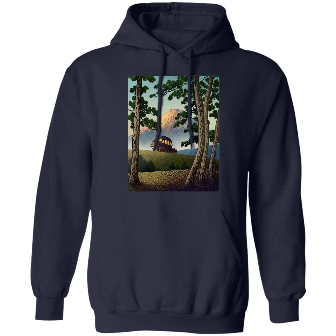 My Neighbor Totoro – Catbus Landscape Hoodie 6 My Neighbor Totoro – Catbus Landscape Hoodie - Image 4