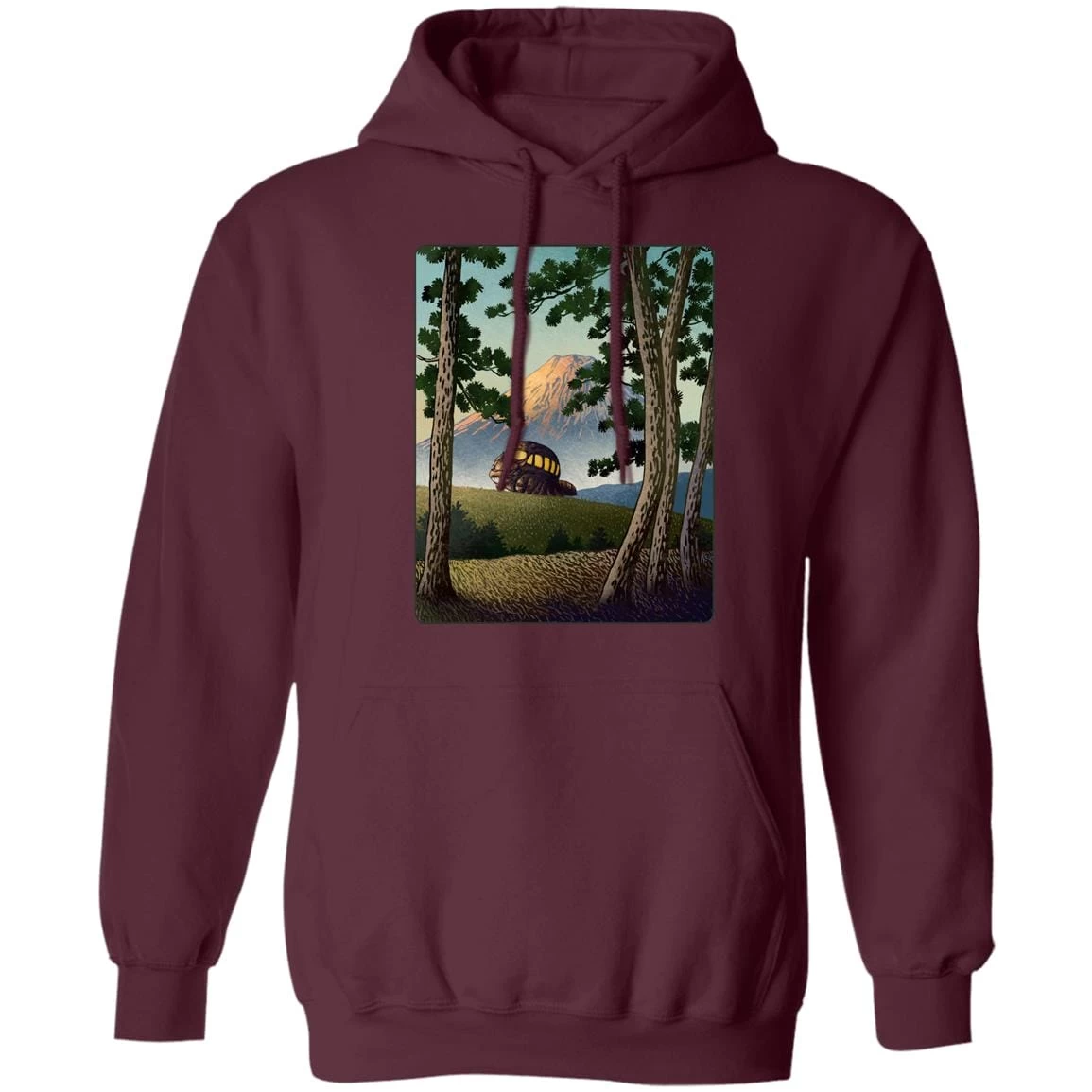 My Neighbor Totoro – Catbus Landscape Hoodie 16 My Neighbor Totoro – Catbus Landscape Hoodie - Image 14