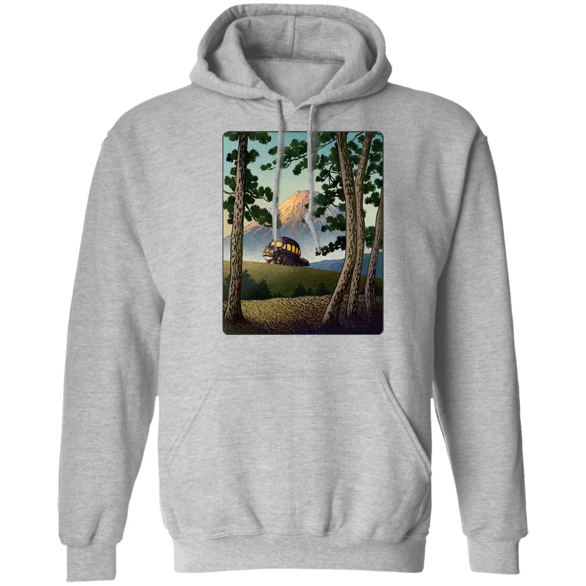 My Neighbor Totoro – Catbus Landscape Hoodie 3 My Neighbor Totoro – Catbus Landscape Hoodie
