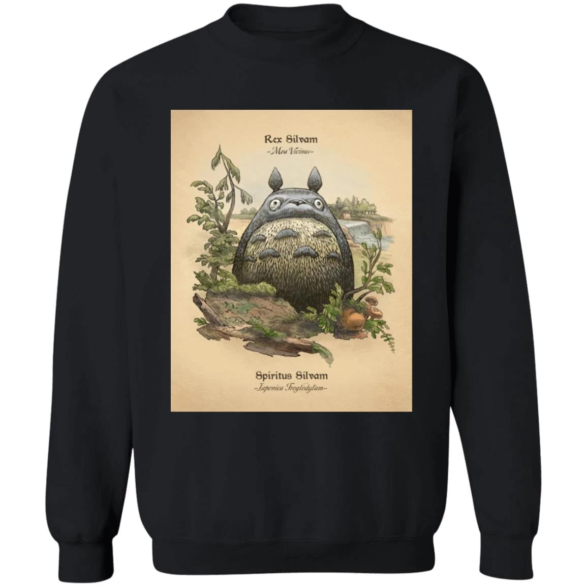 Totoro In The Forest Classic Sweatshirt 5 Totoro In The Forest Classic Sweatshirt - Image 3