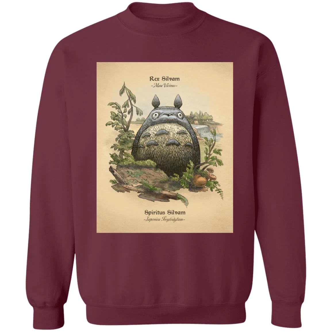 Totoro In The Forest Classic Sweatshirt 6 Totoro In The Forest Classic Sweatshirt - Image 4