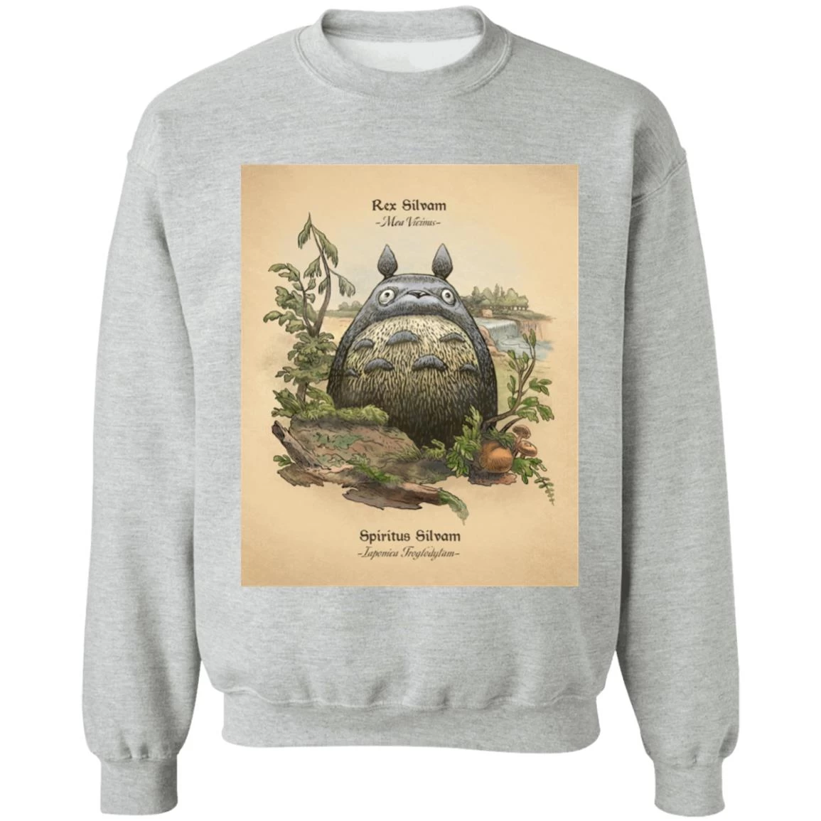 Totoro In The Forest Classic Sweatshirt 3 Totoro In The Forest Classic Sweatshirt
