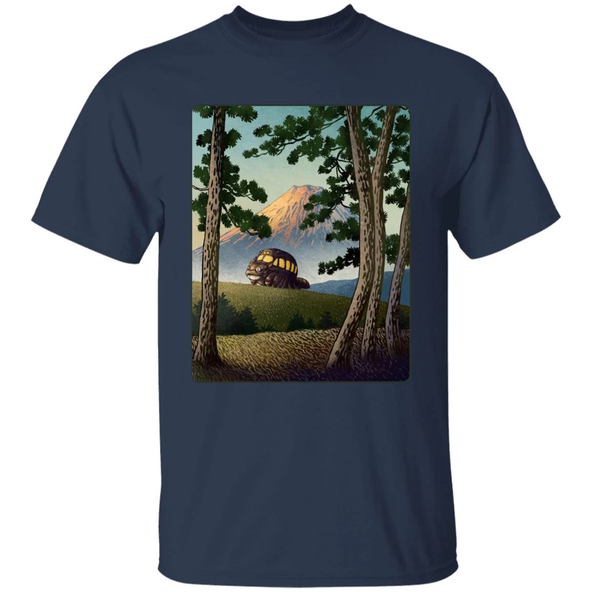 My Neighbor Totoro – Catbus Landscape T Shirt 17 My Neighbor Totoro – Catbus Landscape T Shirt - Image 15