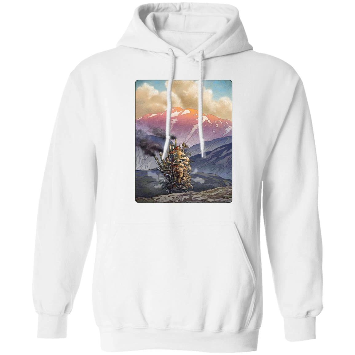 Howl’s Moving Castle Landscape Hoodie 4 Howl’s Moving Castle Landscape Hoodie - Image 2