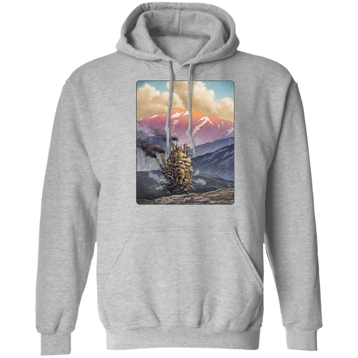 Howl’s Moving Castle Landscape Hoodie 3 Howl’s Moving Castle Landscape Hoodie
