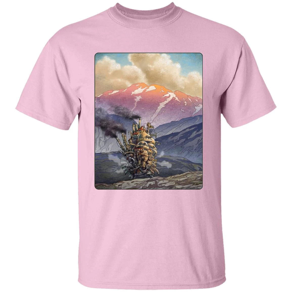 Howl’s Moving Castle Landscape T Shirt 7 Howl’s Moving Castle Landscape T Shirt - Image 5