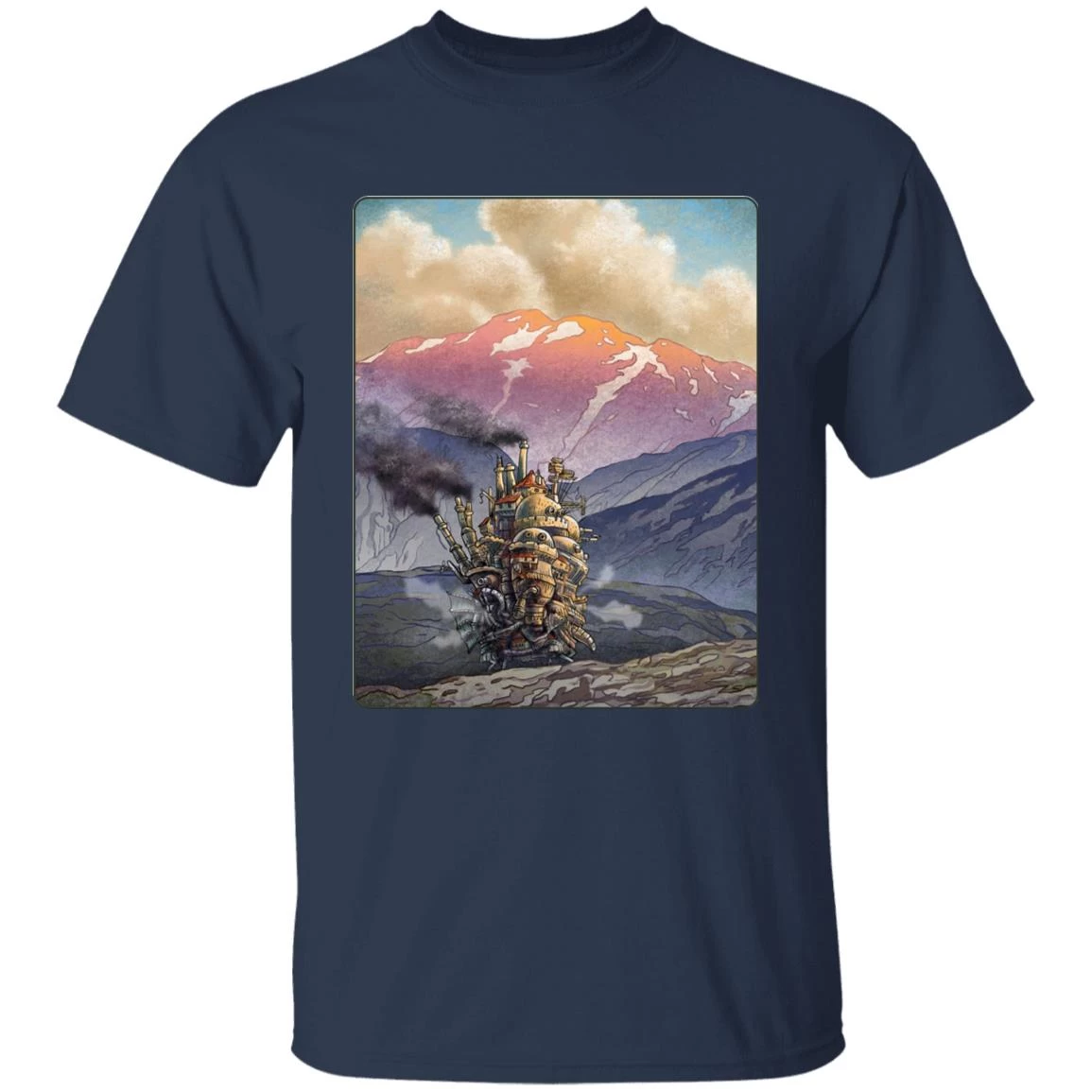 Howl’s Moving Castle Landscape T Shirt 9 Howl’s Moving Castle Landscape T Shirt - Image 7