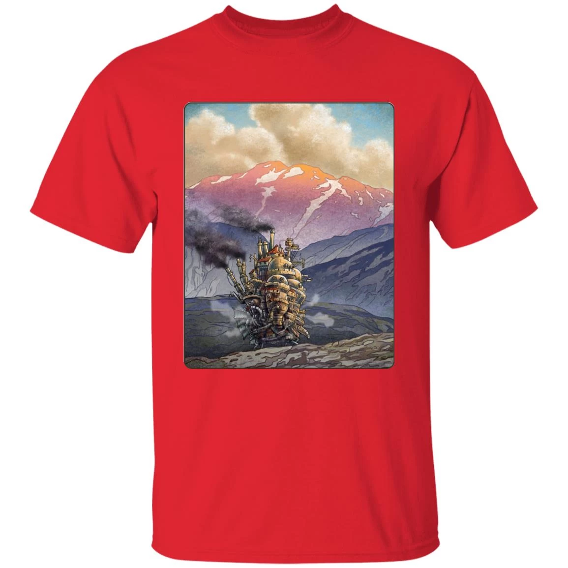 Howl’s Moving Castle Landscape T Shirt 18 Howl’s Moving Castle Landscape T Shirt - Image 16