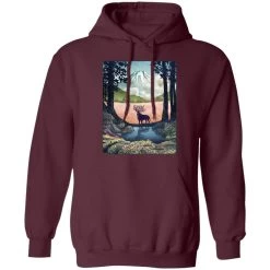 Princess Mononoke – Shishigami Day Time Landscape Hoodie -Ghibli Shop redirect08192021140848 7