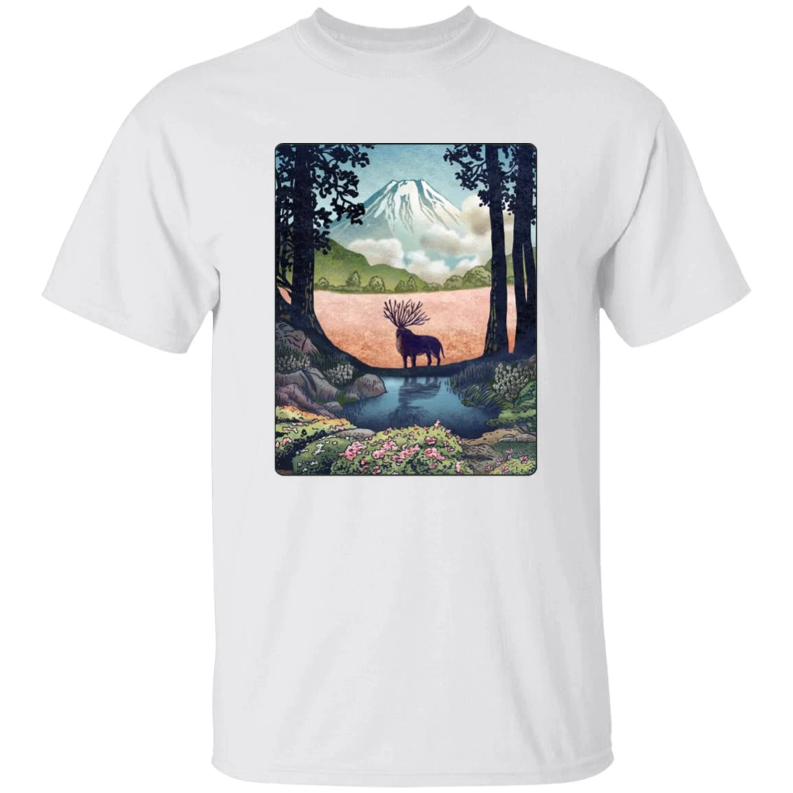 Princess Mononoke – Shishigami Day Time Landscape T Shirt 20 Princess Mononoke – Shishigami Day Time Landscape T Shirt - Image 18