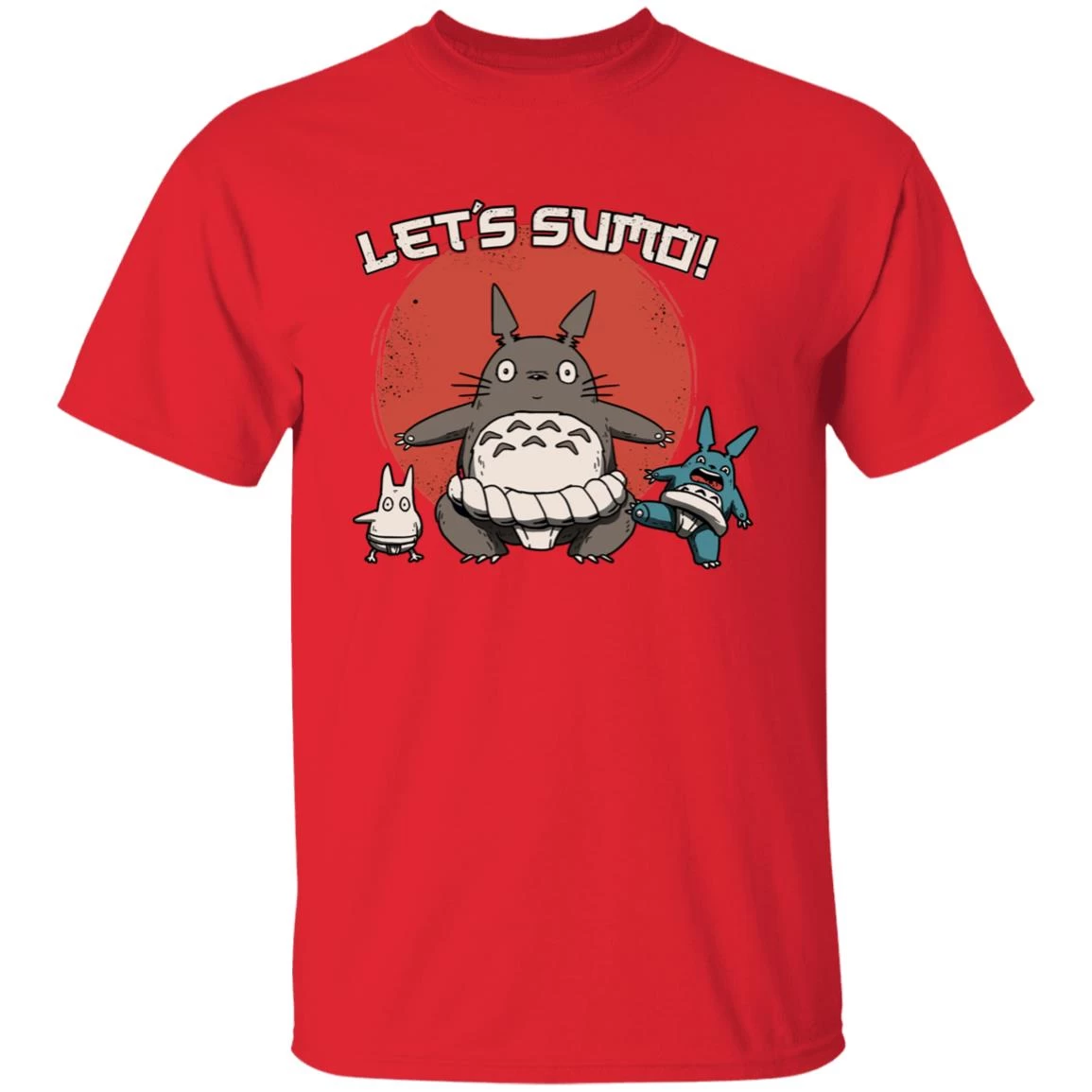 Totoro Let’s Sumo T Shirt 10 Totoro Let’s Sumo T Shirt - Image 8