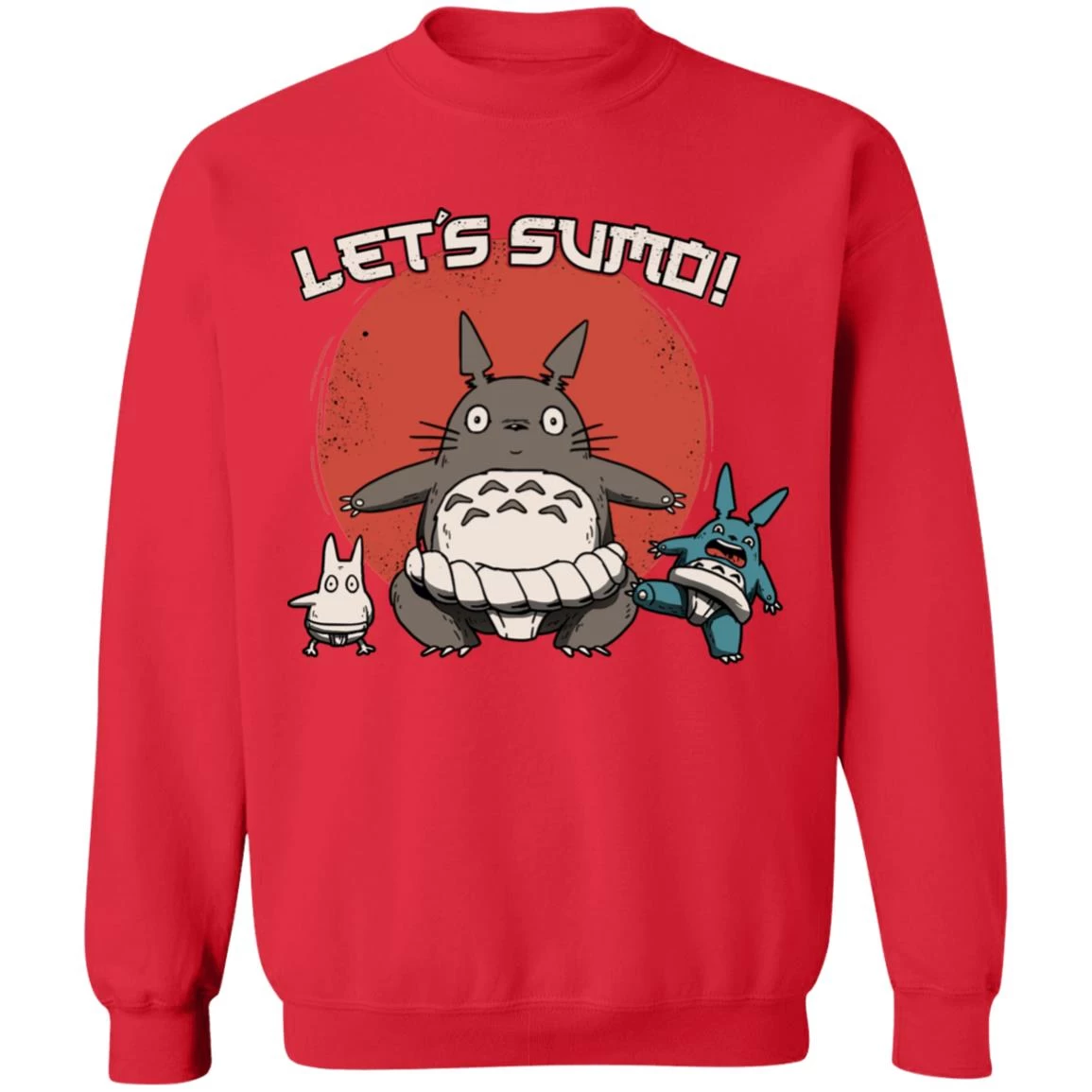 Totoro Let’s Sumo Sweatshirt 8 Totoro Let’s Sumo Sweatshirt - Image 6