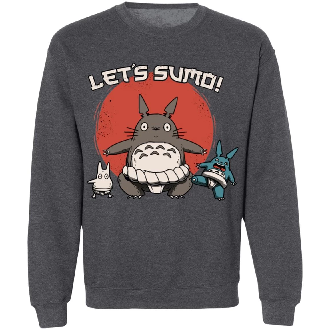 Totoro Let’s Sumo Sweatshirt 9 Totoro Let’s Sumo Sweatshirt - Image 7