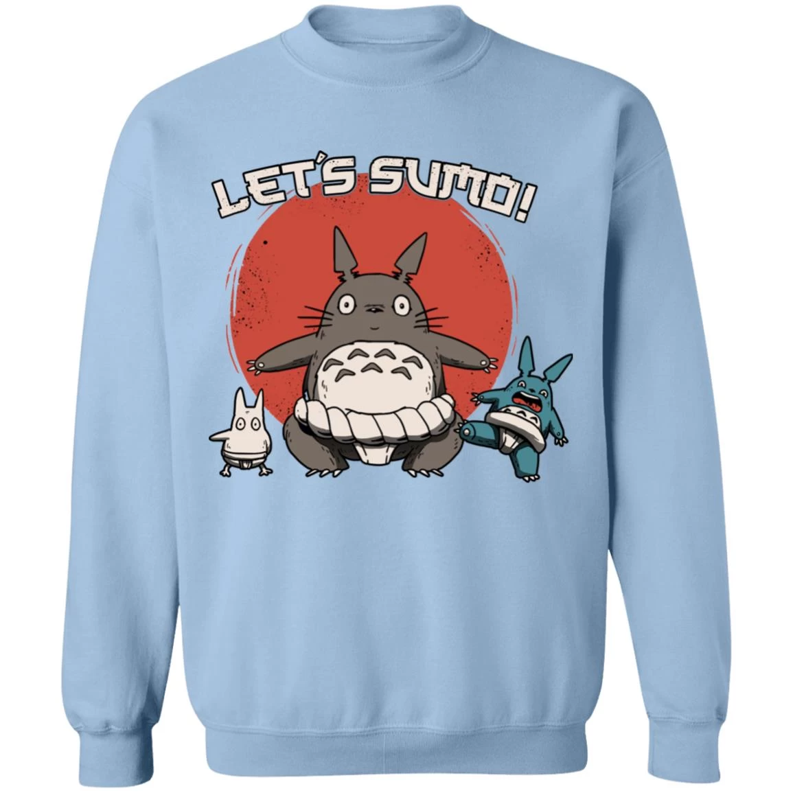 Totoro Let’s Sumo Sweatshirt 10 Totoro Let’s Sumo Sweatshirt - Image 8