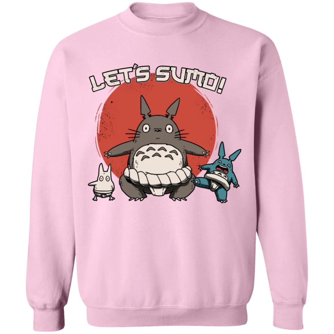 Totoro Let’s Sumo Sweatshirt 11 Totoro Let’s Sumo Sweatshirt - Image 9