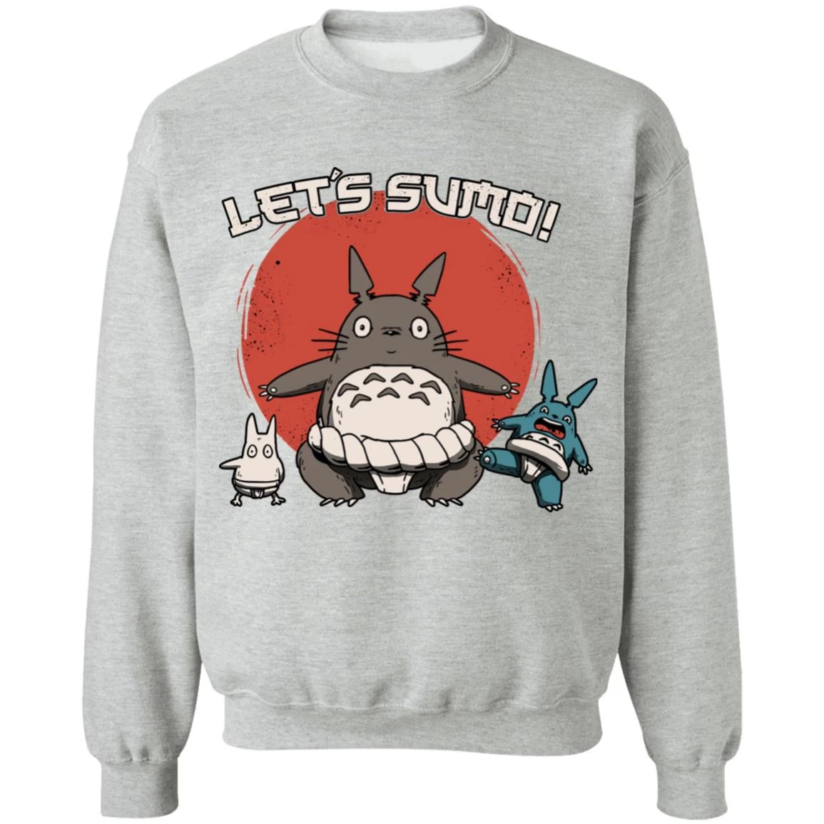 Totoro Let’s Sumo Sweatshirt 19 Totoro Let’s Sumo Sweatshirt - Image 17