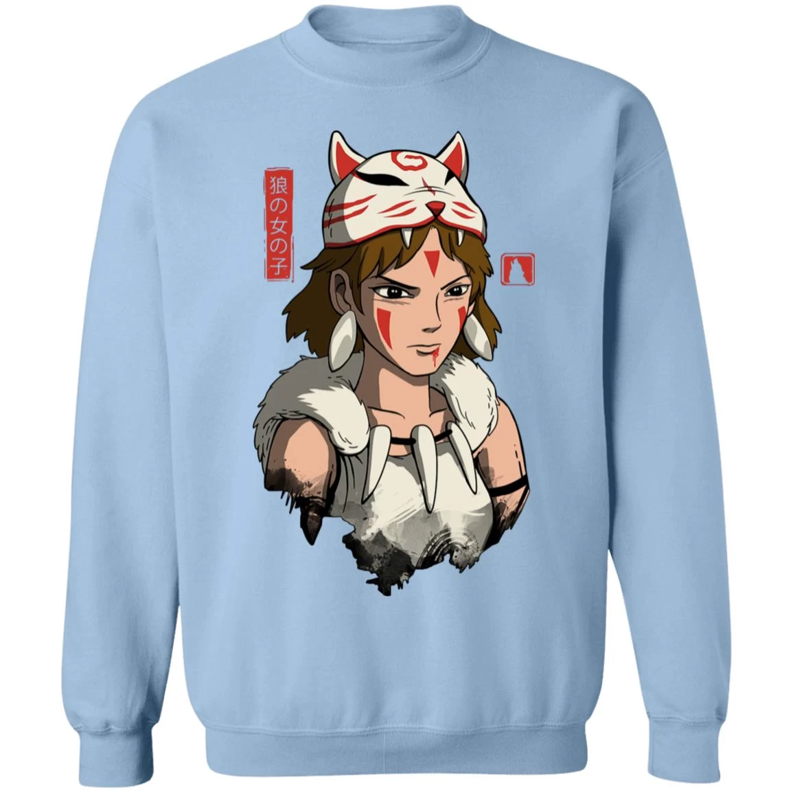 Mononoke The Wolf Girl Sweatshirt 10 Mononoke The Wolf Girl Sweatshirt - Image 8