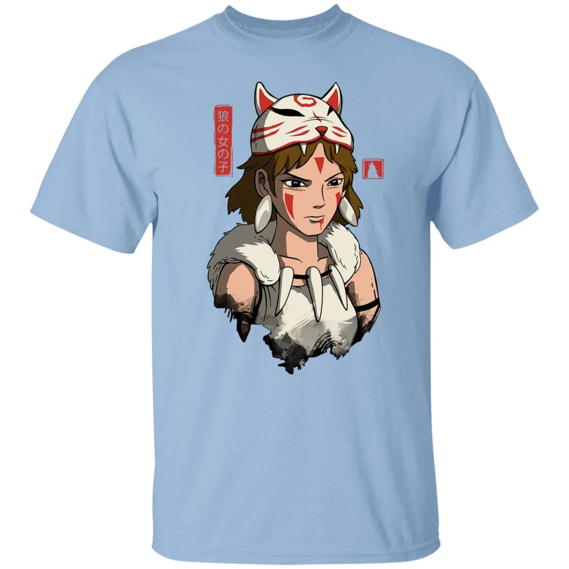 Mononoke The Wolf Girl T Shirt 3 Mononoke The Wolf Girl T Shirt