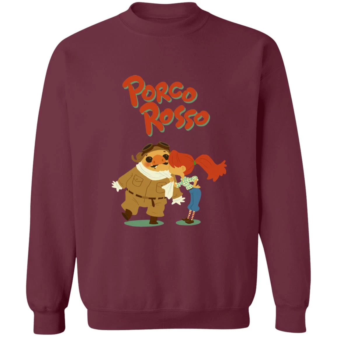 Porco Rosso – The Kiss Sweatshirt 6 Porco Rosso – The Kiss Sweatshirt - Image 4