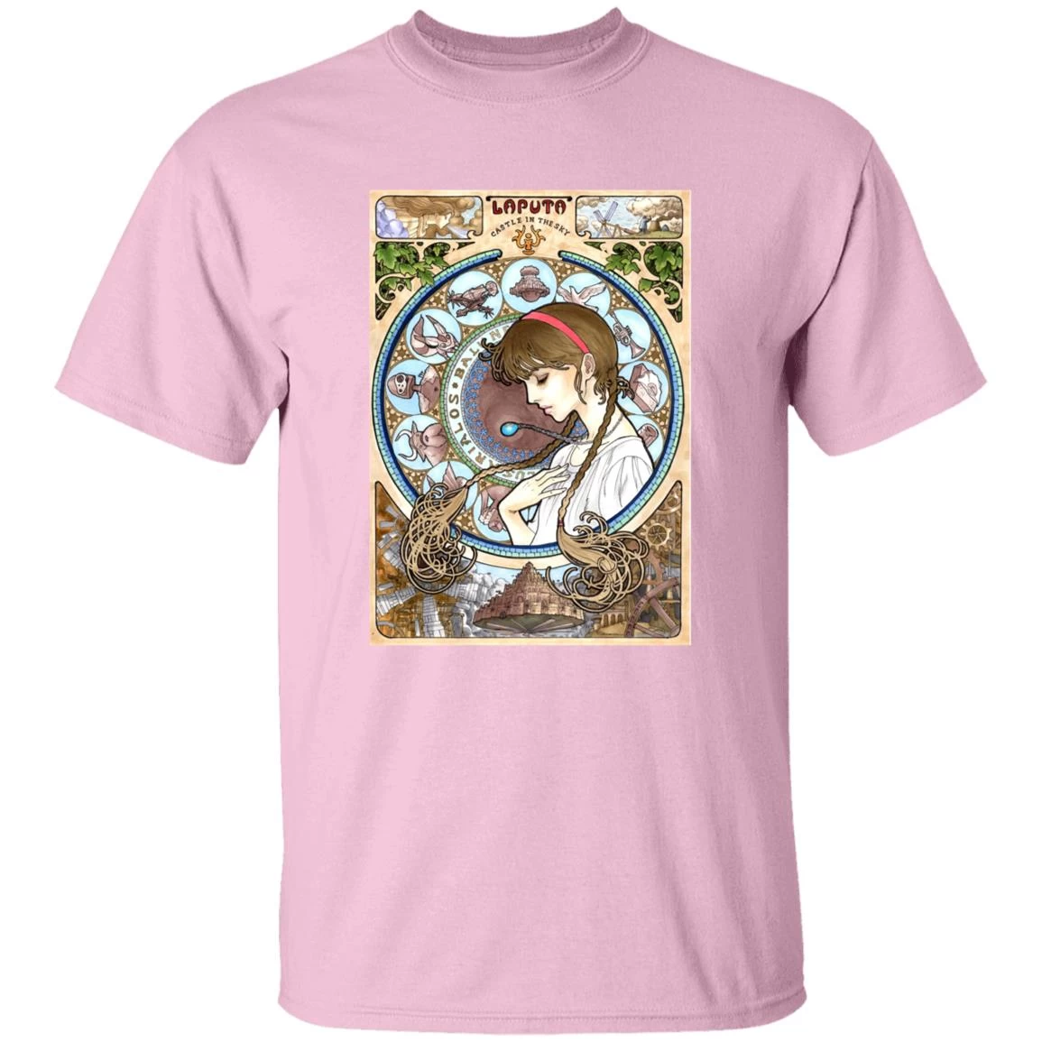 Laputa: Castle In The Sky – Sheeta Portrait Art T Shirt 15 Laputa: Castle In The Sky – Sheeta Portrait Art T Shirt - Image 13