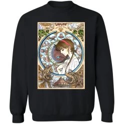 Laputa: Castle In The Sky – Sheeta Portrait Art Sweatshirt -Ghibli Shop redirect09012021150948 2 1