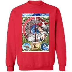 Princess Mononoke Portrait Art Sweatshirt -Ghibli Shop redirect09072021070902 5
