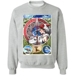 Princess Mononoke Portrait Art Sweatshirt -Ghibli Shop redirect09072021070902 9