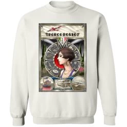 Porco Rosso Fiona Portrait Art Sweatshirt 21 Porco Rosso Fiona Portrait Art Sweatshirt -Ghibli Shop redirect09072021070927 1