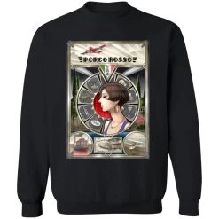 Porco Rosso Fiona Portrait Art Sweatshirt 29 Porco Rosso Fiona Portrait Art Sweatshirt -Ghibli Shop redirect09072021070927 2 1
