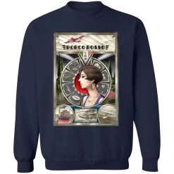 Porco Rosso Fiona Portrait Art Sweatshirt 34 Porco Rosso Fiona Portrait Art Sweatshirt -Ghibli Shop redirect09072021070927 4 1