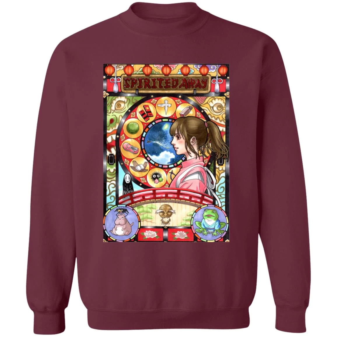 Spirited Away – Chihiro Portrait Art Sweatshirt 16 Spirited Away – Chihiro Portrait Art Sweatshirt - Image 14