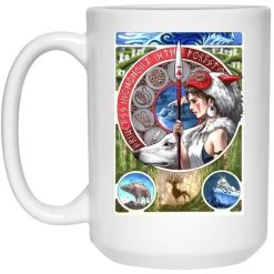 Princess Mononoke Portrait Art Mug -Ghibli Shop redirect09102021140910 1