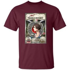 Porco Rosso Fiona Portrait Art T Shirt 25 Porco Rosso Fiona Portrait Art T Shirt -Ghibli Shop redirect09102021140931 5