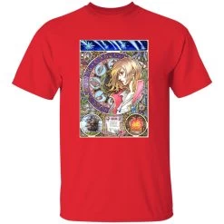 Howl Portrait Art T Shirt -Ghibli Shop redirect09112021070902 7