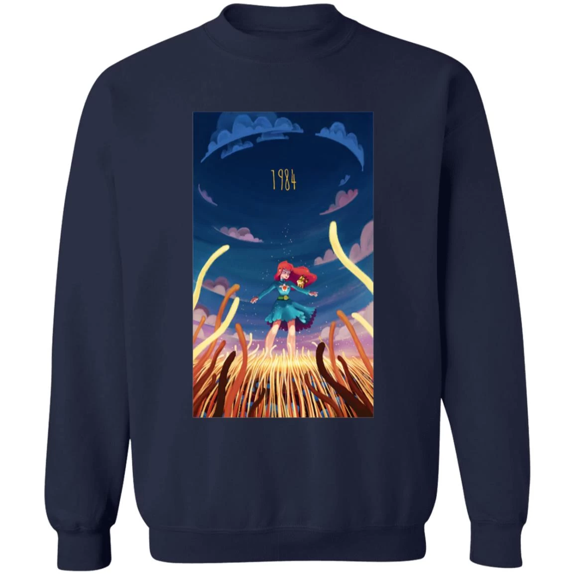 Nausicaa 1984 Illustration Sweatshirt 7 Nausicaa 1984 Illustration Sweatshirt - Image 5