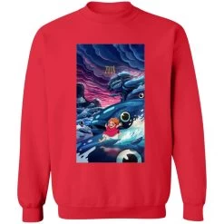 Ponyo 2008 Illustration Sweatshirt -Ghibli Shop redirect09112021070911 5