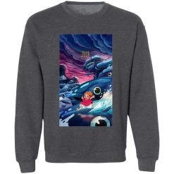 Ponyo 2008 Illustration Sweatshirt -Ghibli Shop redirect09112021070911 6 1