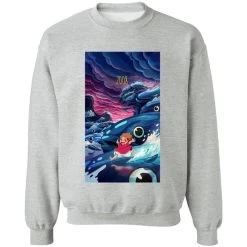 Ponyo 2008 Illustration Sweatshirt -Ghibli Shop redirect09112021070911 9