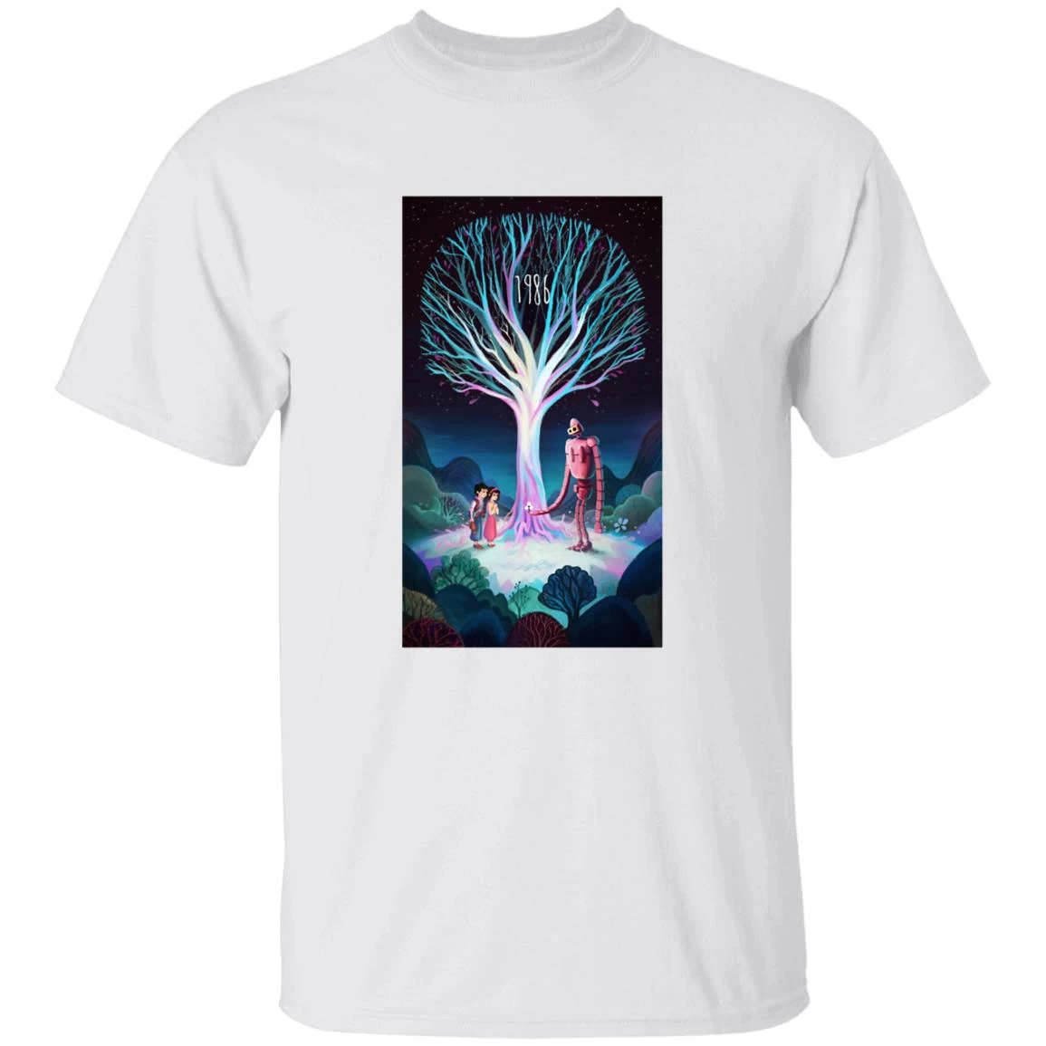 Laputa: Castle In The Sky 1986 Illustration T Shirt 4 Laputa: Castle In The Sky 1986 Illustration T Shirt - Image 2