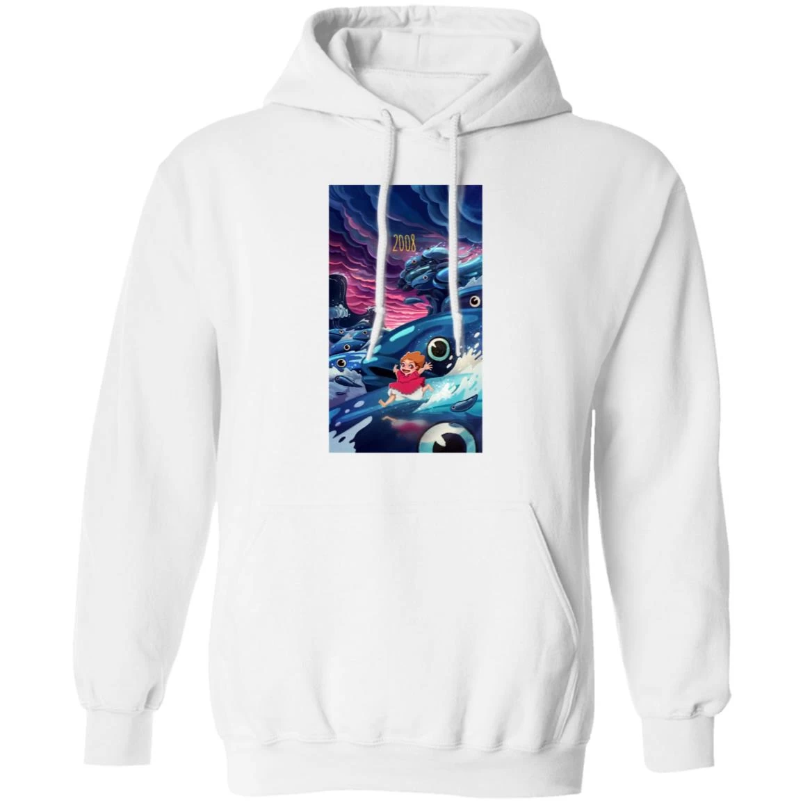 Ponyo 2008 Illustration Hoodie 20 Ponyo 2008 Illustration Hoodie - Image 18