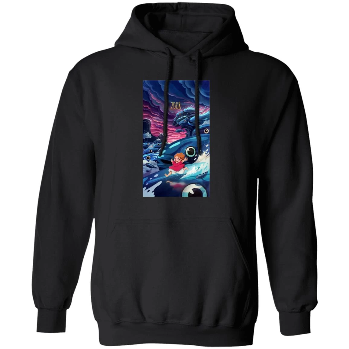 Ponyo 2008 Illustration Hoodie 5 Ponyo 2008 Illustration Hoodie - Image 3