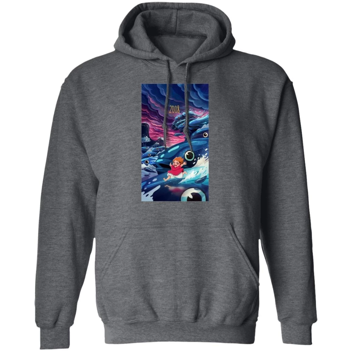 Ponyo 2008 Illustration Hoodie 7 Ponyo 2008 Illustration Hoodie - Image 5