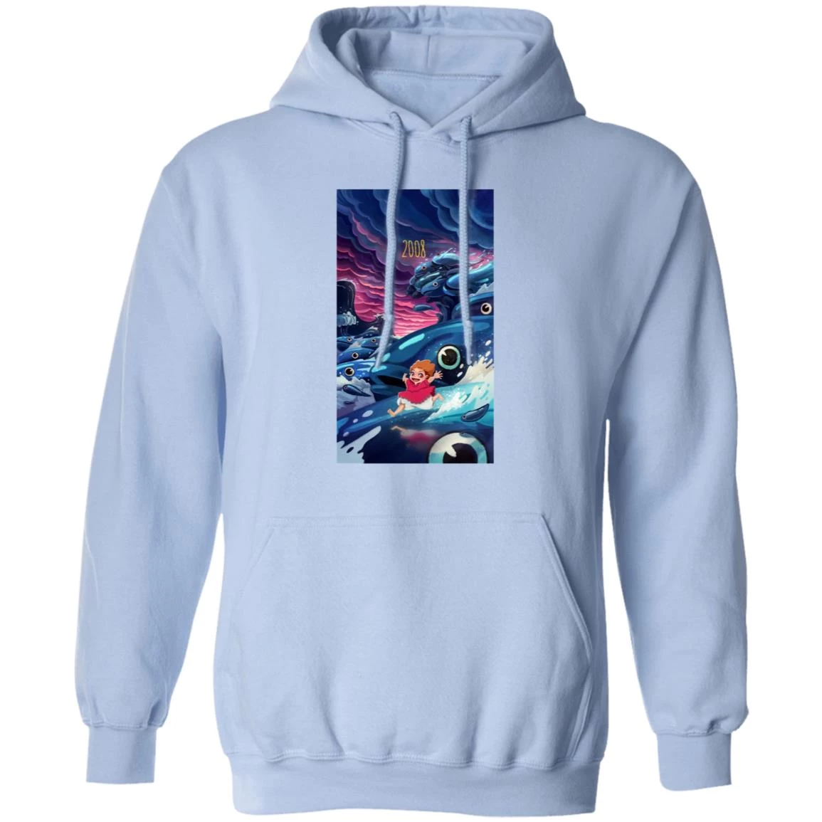 Ponyo 2008 Illustration Hoodie 8 Ponyo 2008 Illustration Hoodie - Image 6