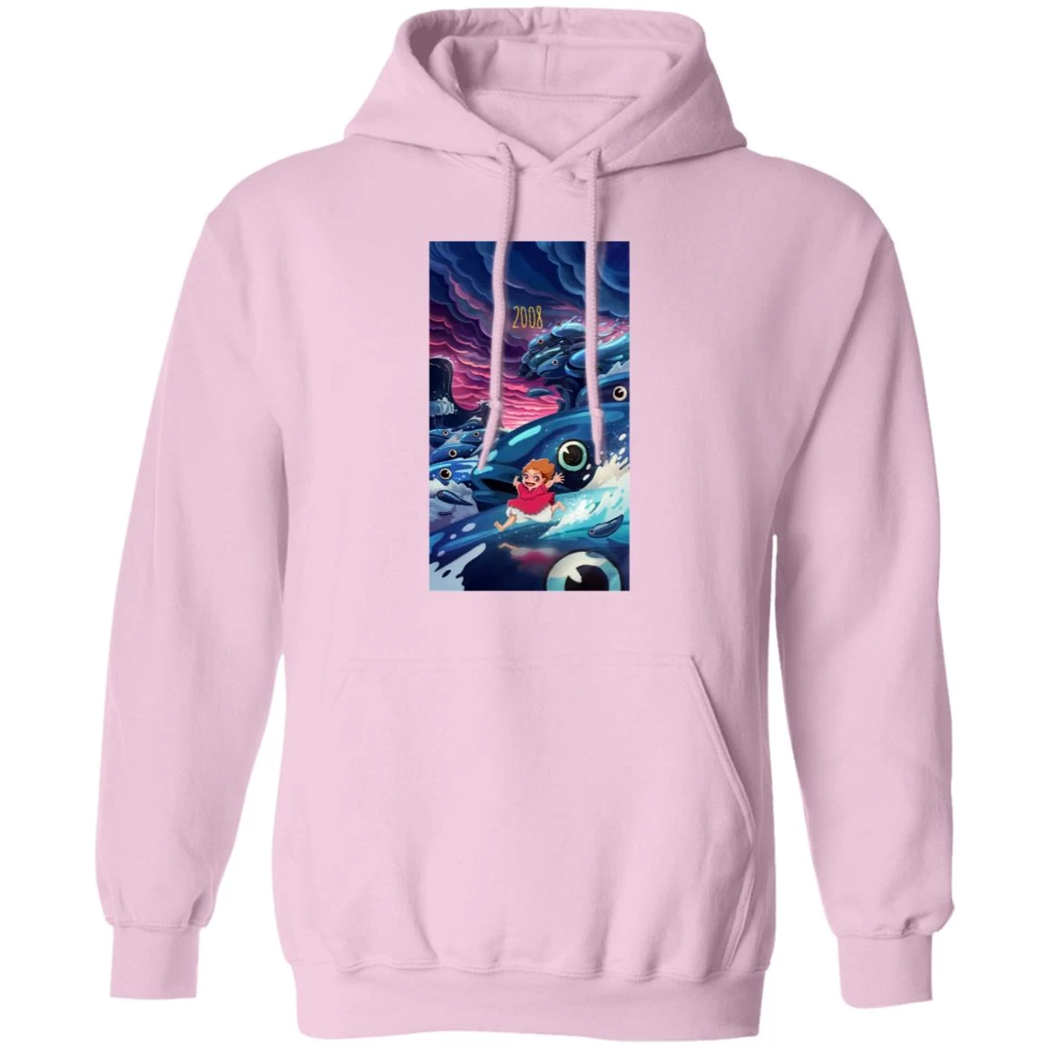 Ponyo 2008 Illustration Hoodie 9 Ponyo 2008 Illustration Hoodie - Image 7