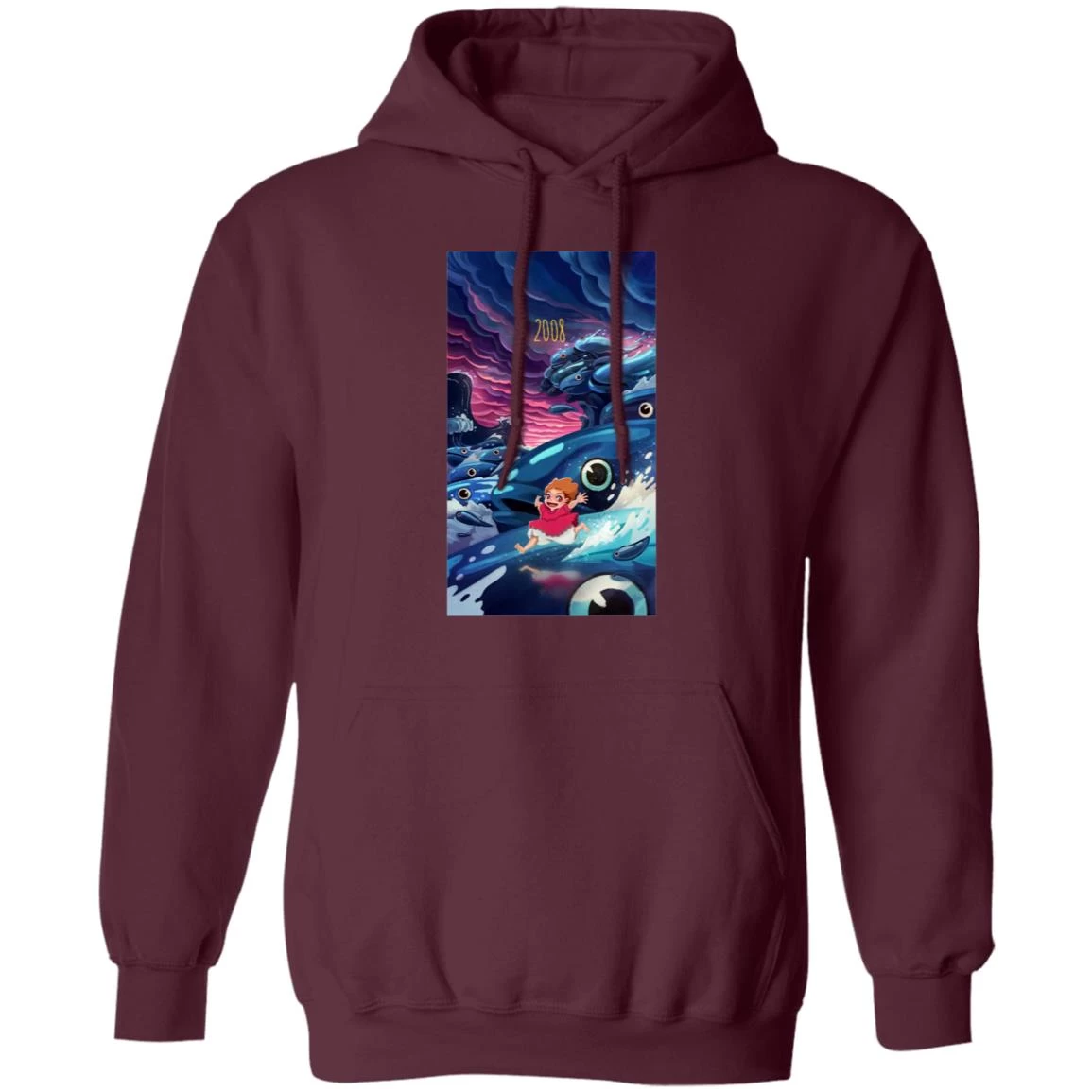 Ponyo 2008 Illustration Hoodie 16 Ponyo 2008 Illustration Hoodie - Image 14