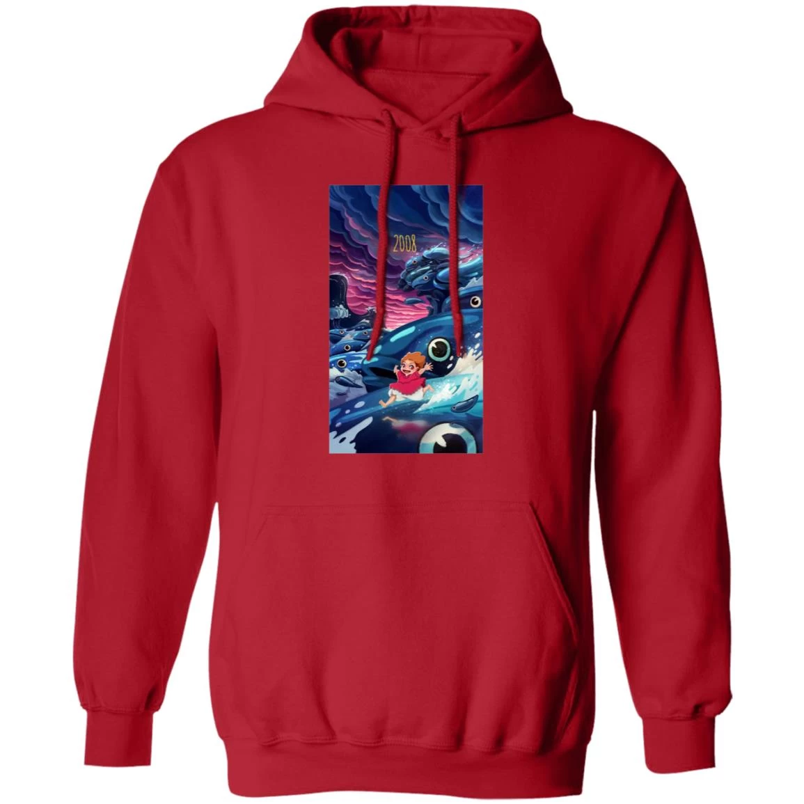 Ponyo 2008 Illustration Hoodie 18 Ponyo 2008 Illustration Hoodie - Image 16