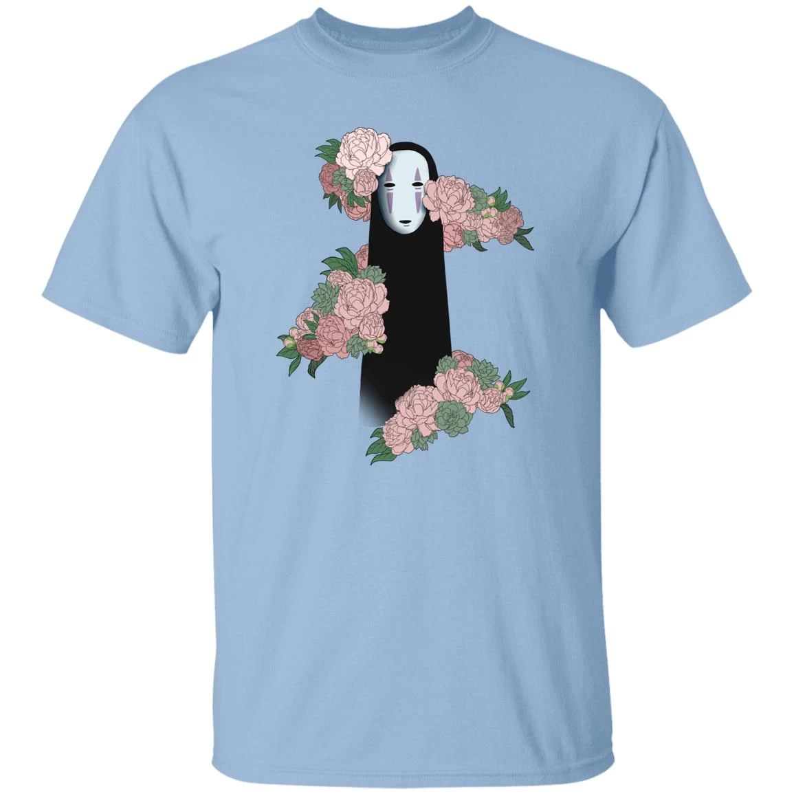 Spirited Away – Kaonashi By The Flowers Style 2 T Shirt 3 Spirited Away – Kaonashi By The Flowers Style 2 T Shirt