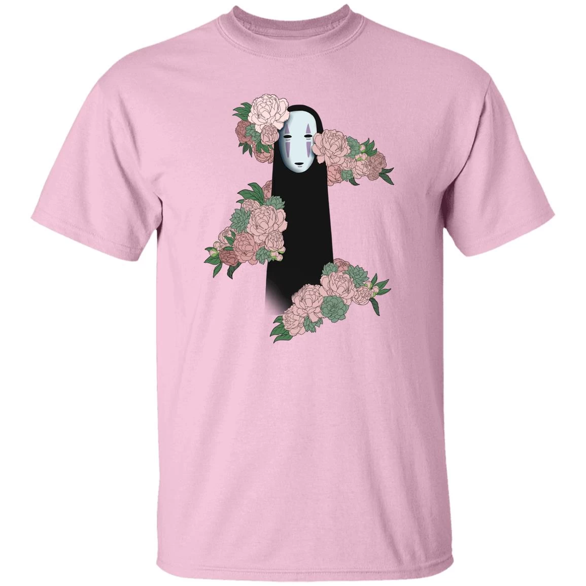 Spirited Away – Kaonashi By The Flowers Style 2 T Shirt 15 Spirited Away – Kaonashi By The Flowers Style 2 T Shirt - Image 13