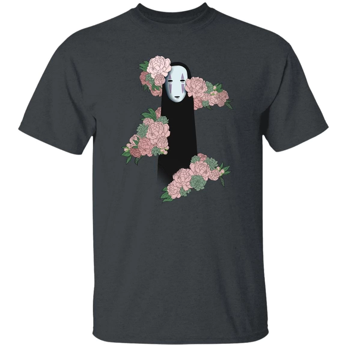 Spirited Away – Kaonashi By The Flowers Style 2 T Shirt 13 Spirited Away – Kaonashi By The Flowers Style 2 T Shirt - Image 11